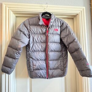 The North Face Kids Gray Puffer Jacket